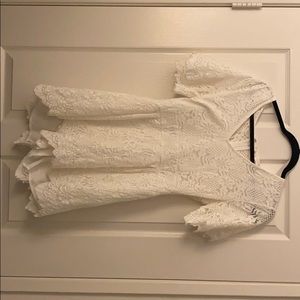 White Lace Jumper